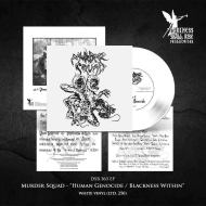 MURDER SQUAD Human Genocide / Blackness Within 7"EP WHITE , PRE-ORDER [VINYL 7"]